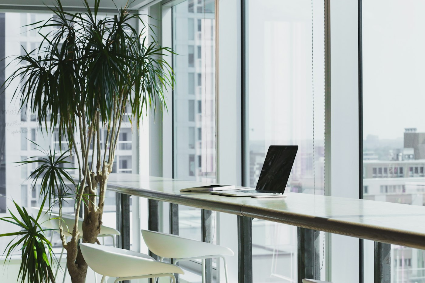 a shared home office